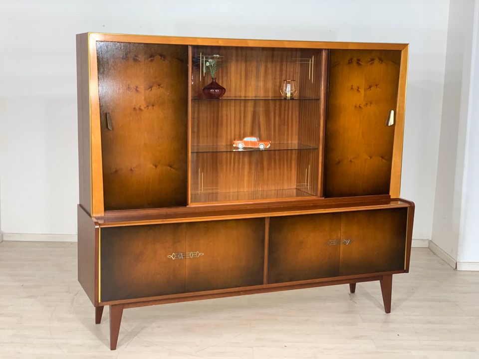 MID CENTURY HIGHBOARD SCHRANK WOHNZIMMERSCHRANK VINTAGE in Berlin