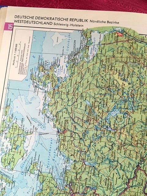 WELTATLAS 1960er Jahre, 175 S., HERMANN HAACK Kartographie in Halberstadt