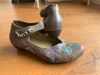 Think! 39, Pumps mit Riemchen, grau mit Muster Bayern - Diedorf Vorschau