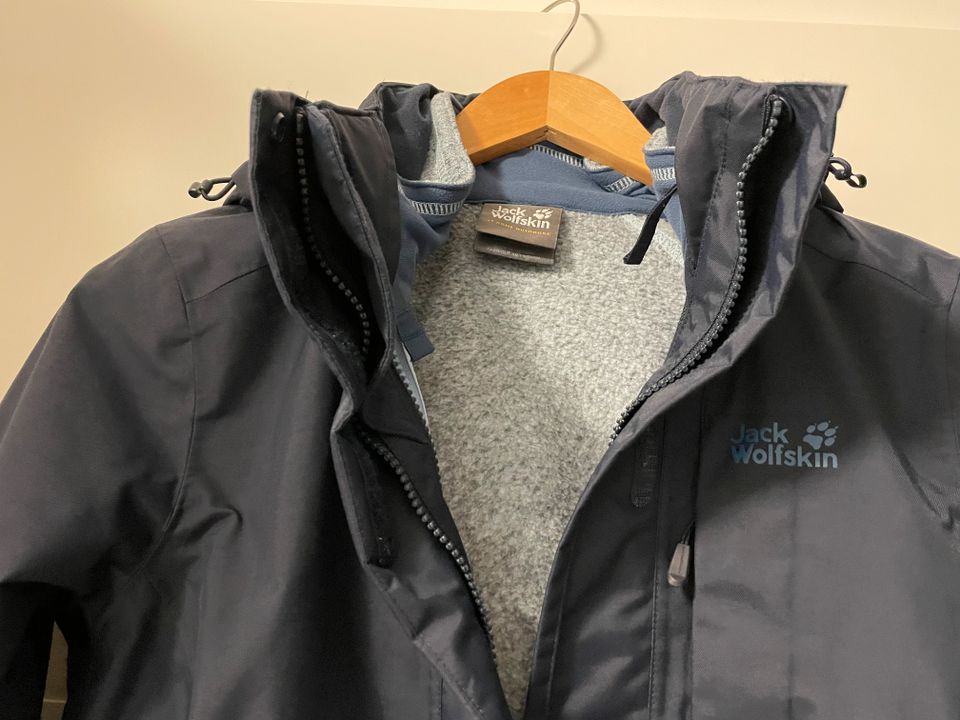 Jack Wolfskin 3-in-1 Jacke Größe XS, blau in Rodenbach b. Altenkirchen, Westerwald