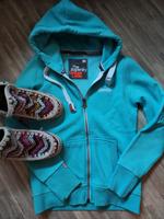 Superdry Hoodie Jacke, M, mint, 1 x getragen Brandenburg - Leegebruch Vorschau
