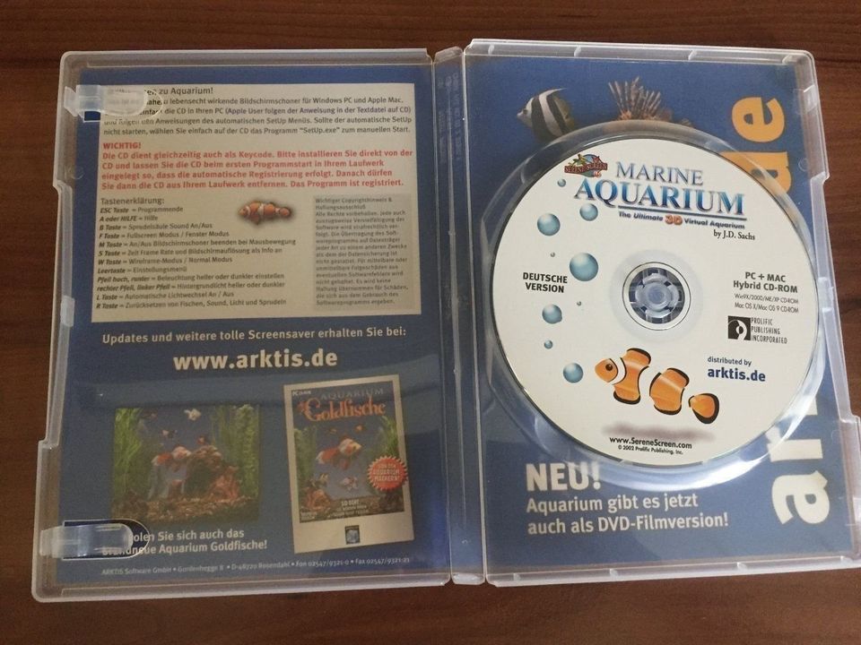 SereneScreen Aquarium - PC & Mac CD-Rom - Bildschirmschoner in Jena