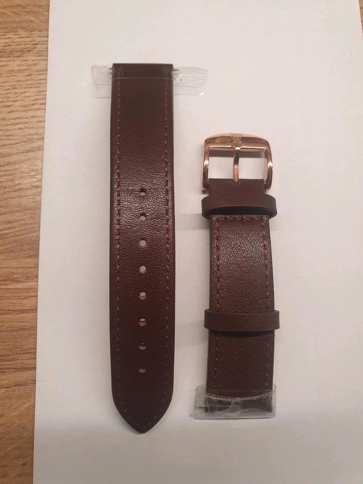 Lederarmband Uhr Uhrenarmband braun Neu in Dresden