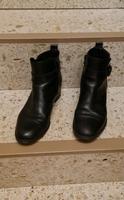 Tamaris Leder 40 Schwarz Stiefeletten mit Reißverschluss Wandsbek - Hamburg Jenfeld Vorschau