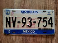 Nummernschild Morelos Mexico Kennzeichen Bayern - Simbach Vorschau