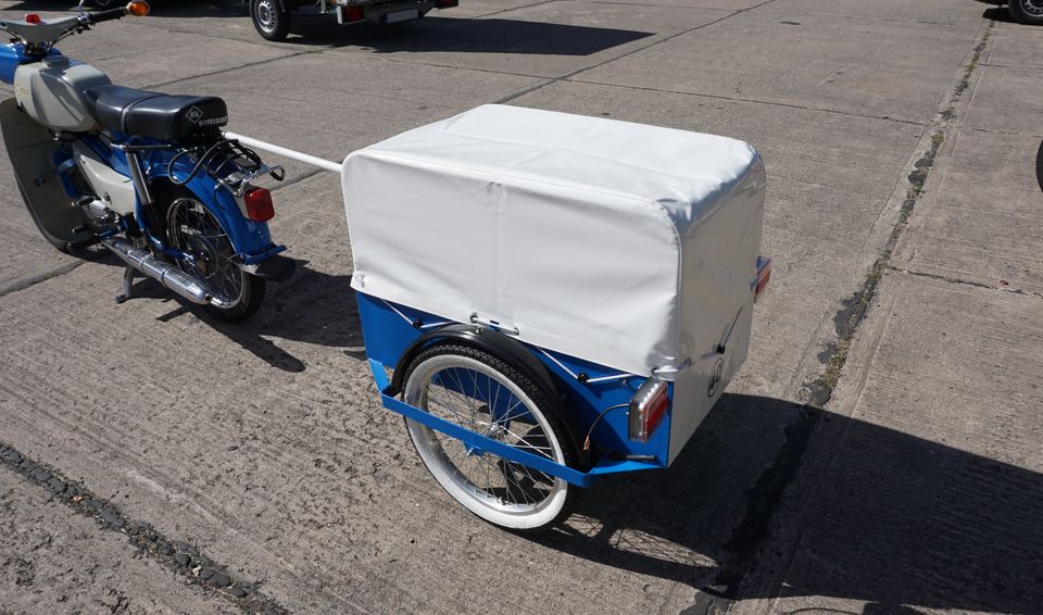 Spriegel und Plane für DDR Heldrungen Moped Anhänger (MKH, MWH) in Magdeburg