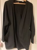 Sweatshirtjacke / offener Cardigan schwarz Gr. XL Berlin - Pankow Vorschau