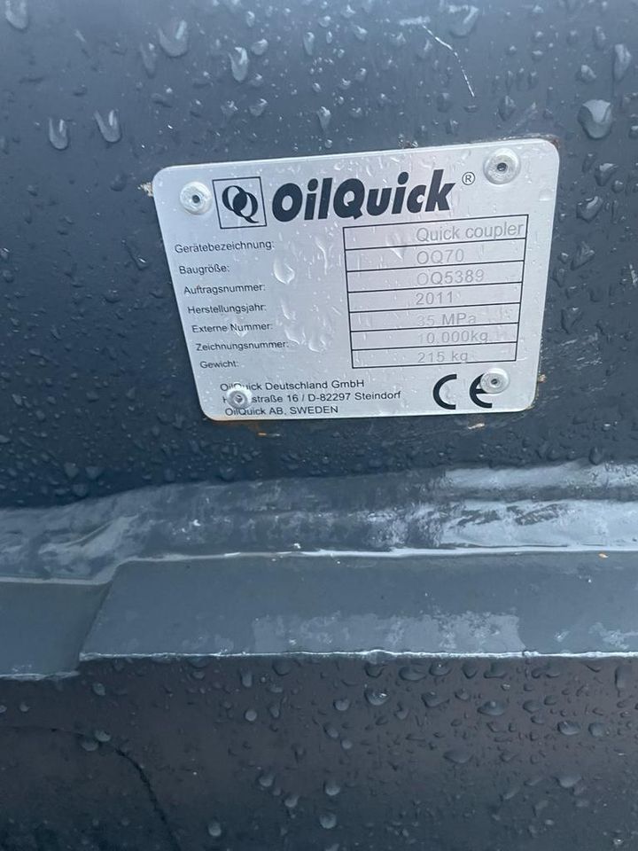 OILQUICK OQ70 Schnellwechsler gebaut für ATLAS  160W in Remshalden