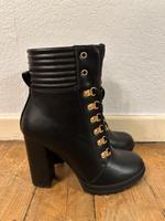 Schnürstiefeletten mit Blockabsatz von Justfab Mitte - Wedding Vorschau