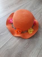 Mädchen Hut Orange mit Blumen ONE SIZE Kreis Ostholstein - Timmendorfer Strand  Vorschau