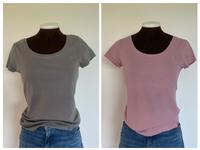 2x Esprit T-Shirt, Gr. S, M, rosé, grau, schmale Form Baden-Württemberg - Ladenburg Vorschau