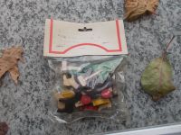 Miniaturbeutel mit Kinder Holzspielzeug,aus der DDR Prod. Sachsen - Olbernhau Vorschau