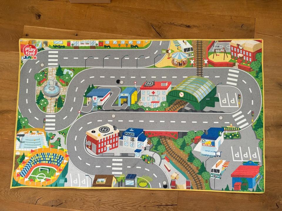 SPIELETEPPICH SPIELTEPPICH AUTOTEPPICH TEPPICH SPIELZEUG AUTOS in Schwelm