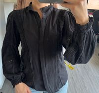 Hemd, Bluse, schwarz, vintage, knöpfe, elegant Hessen - Hanau Vorschau