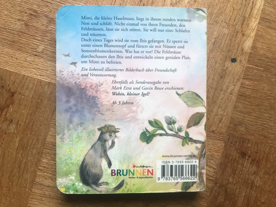 Kinderbuch „Pass auf, kleine Haselmaus“ in Rückersdorf