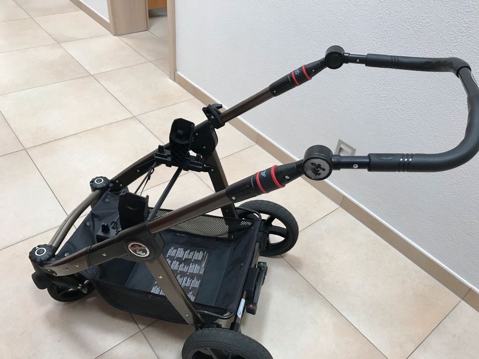 Kinderwagen Hartan Racer GT Leder braun in Deining