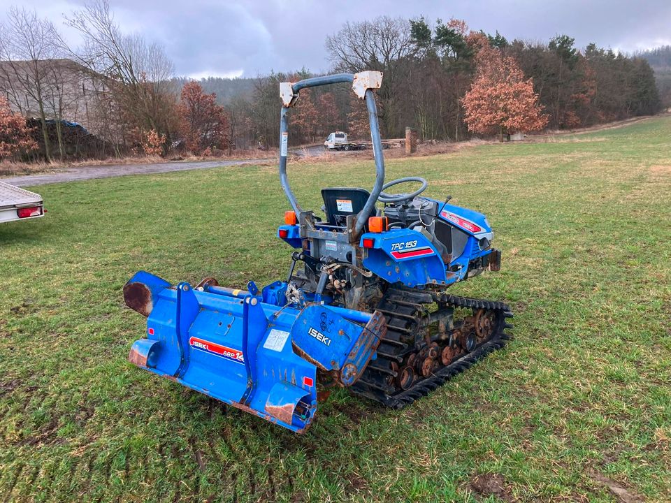 TRAKTOR KLEINTRAKTOR KETTENTRAKTOR ISEKI TPC15+BODENFRÄSE in Furth im Wald