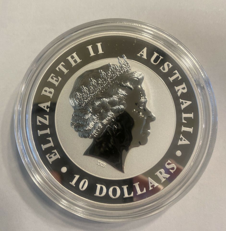 10 oz Silbermünze 9999er Australian Kookaburra 2016, Stempelglanz in Alsdorf