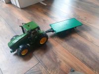 Bruder traktor Trecker johndeere mit Anhänger 1:16 Niedersachsen - Jesteburg Vorschau