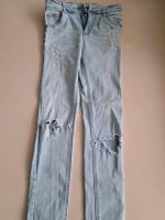 Mädchen Stretchjeans Jeans Gr.146 blau Top used look Thüringen - Veilsdorf Vorschau