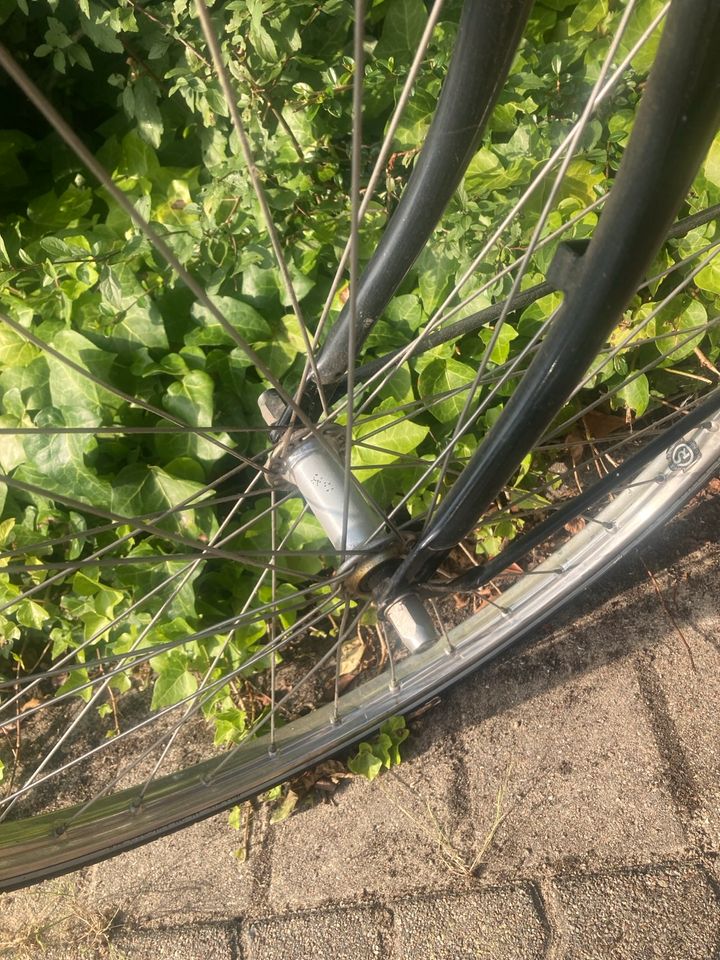 Altes Damenfahrrad Hollandrad schwarz Gazelle Oldtimer 28 Zoll in Nottensdorf