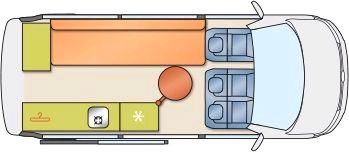 Pössl wieCAMPSTER mieten/ ALPINCAMPER, ab € 72,-/Tg.zzgl. NK in Moers