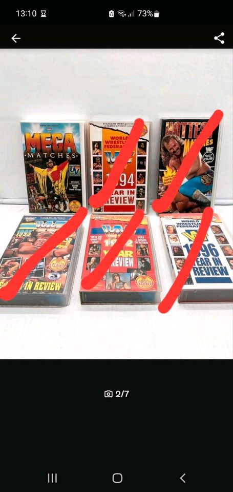 WWF/WWE VHS Kassetten Mega Matches in Filderstadt