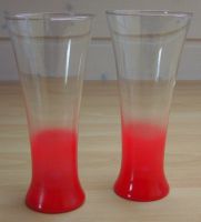 2x Vintage Cocktail Glas Gläser - rot - aus den 80er Jahren Baden-Württemberg - Biberach an der Riß Vorschau