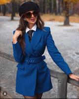 Zara Damen Blazer Kleid blau mit gürtel GR-S neu mit etikett Bayern - Neufahrn Vorschau