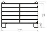 (75.42€/1m) AKO Weidepanel 2,4m - Staffelpreise - inkl. Lieferung Baden-Württemberg - Gunningen Vorschau