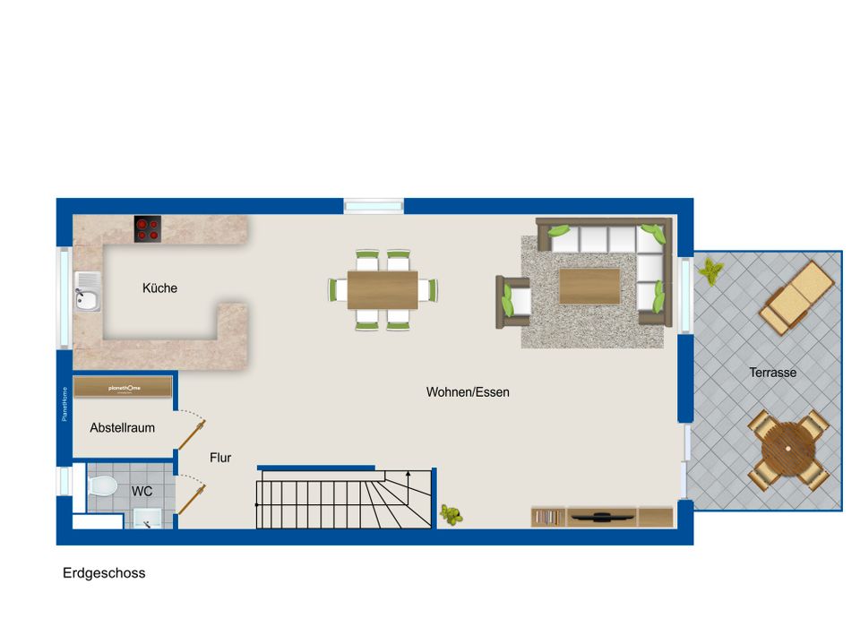 Hochwertiges Reihenendhaus mit modernem Design inkl. zwei PKW Stellplätzen zum Verkauf. in Bühlertal