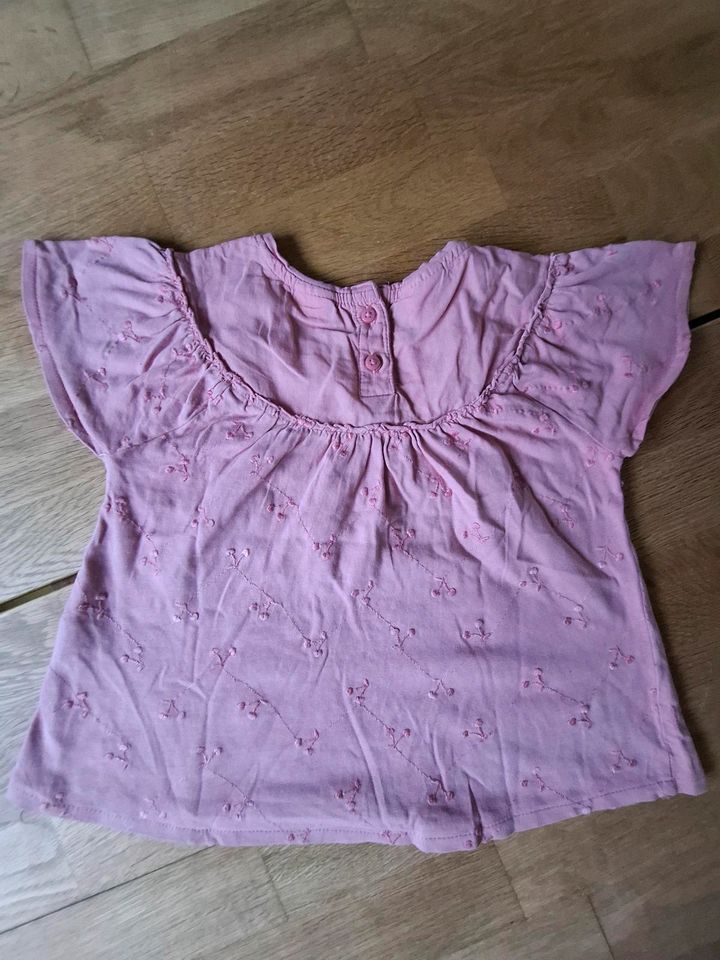 Zara Bluse mit Stickerei T-Shirt altrosa Gr.104 in Katzwinkel (Sieg)