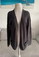 Only offene Strickjacke Cardigan Grau Boho Vintage Östliche Vorstadt - Hulsberg Vorschau