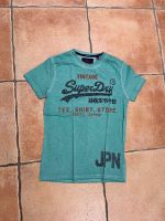 Superdry Vintage T-Shirt mit Logoprint grün Gr. S Nordrhein-Westfalen - Velbert Vorschau