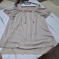 tolles Carmen Shirt + süßes Long Top mit Spitze für drunter Bayern - Grafing bei München Vorschau