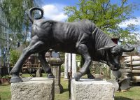 lebensgroßer Stier / Bronze Stier / Bronzefigur / Statue / Bulle Mecklenburg-Vorpommern - Zernin Vorschau