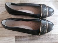 Damen Ballerina Slipper Caprice Schwarz/Gold Hirschleder Gr.:38 Rheinland-Pfalz - Ludwigshafen Vorschau