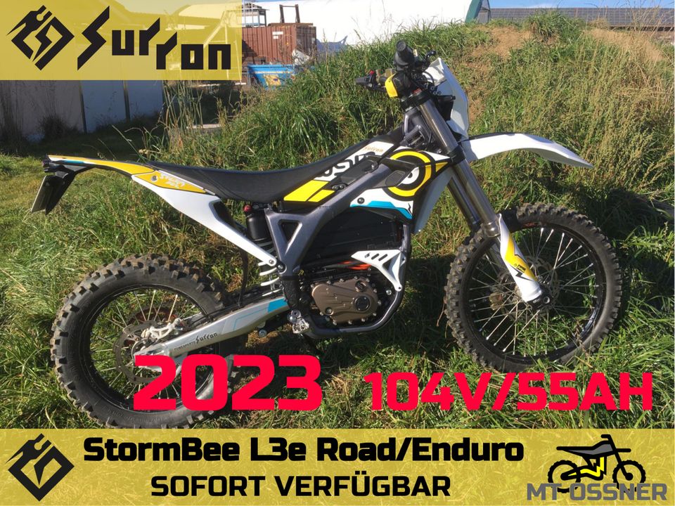 SUR-RON StormBee L3e, Modell 2023 mit 104V/55Ah Enduro oder Road Storm Bee in Kumhausen