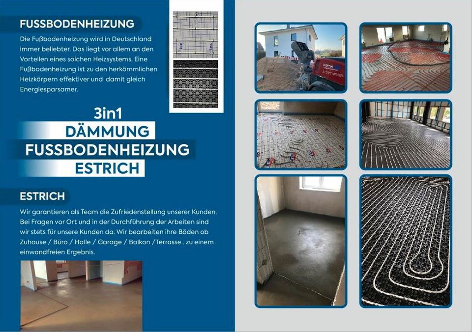 3in1 Paket ❌ Estrich Fußbodenheizung Dämmung ❗️ jetzt sparen! in Hamm