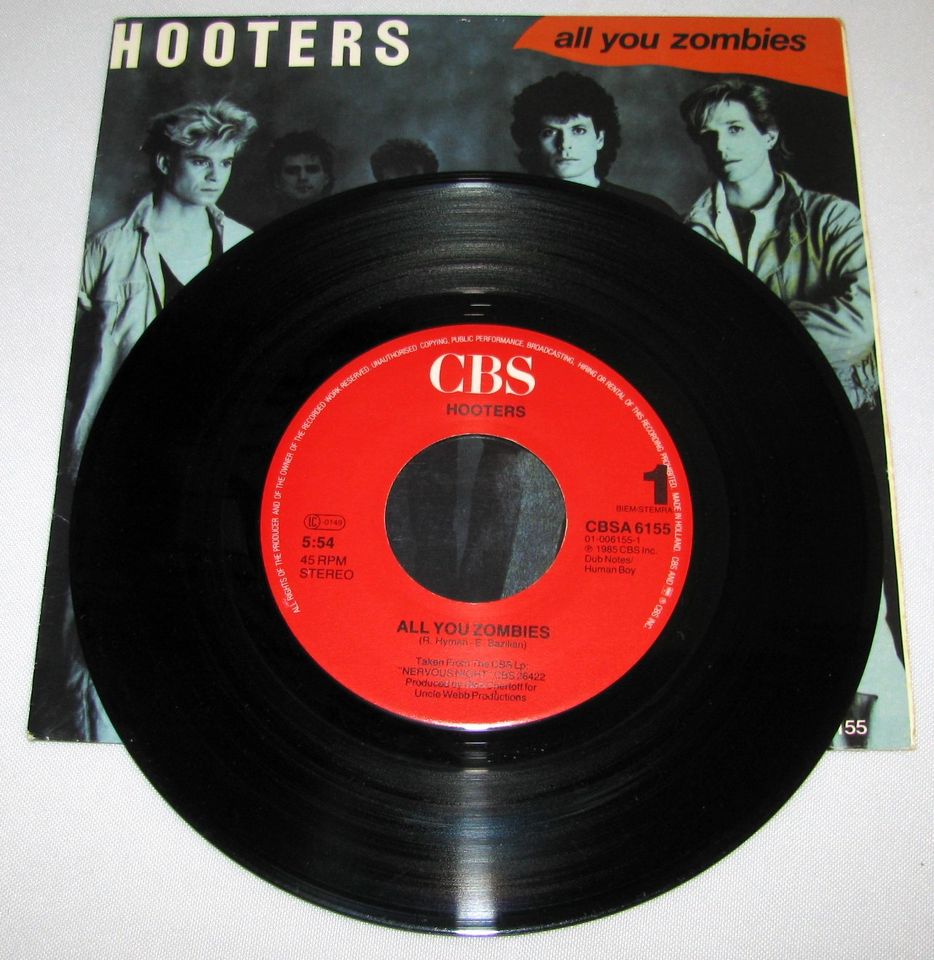 Schallplatte Single 7" - Hooters - All You Zombies - in Kamen