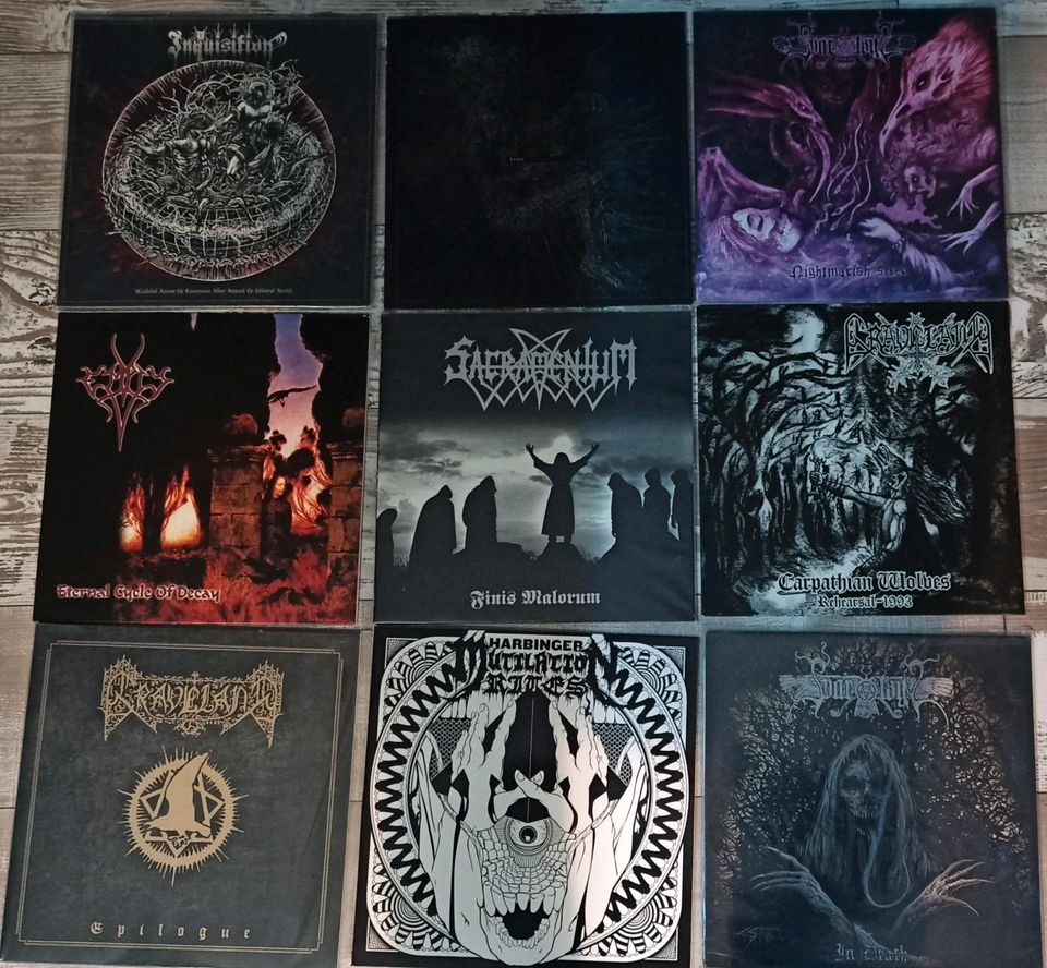 Vinyl death metal black metal in Oftersheim