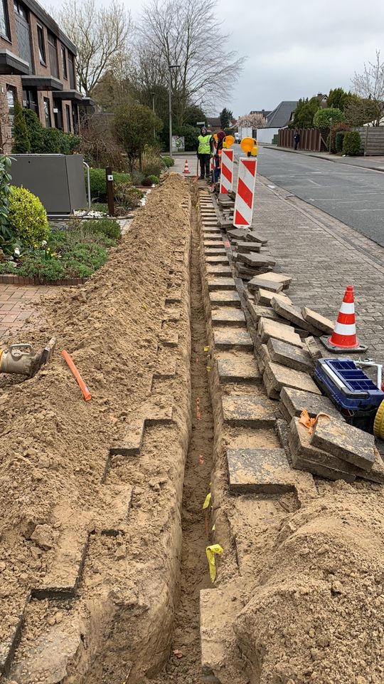 Wir suchen Arbeiter für Glasfaser in Friesoythe