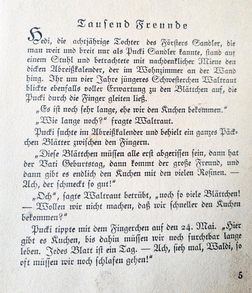 Magda Trott - PUCKI UND IHRE FREUNDE / Buch antiquarisch ca. 1930 in Camburg