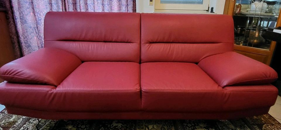 Kunstleder Sofa Zweisitzer wie Neu in Konstanz