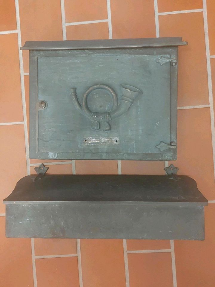 Meko Briefkasten, massiv Bronze, Meko Zeitungsrolle, in Oberhausen