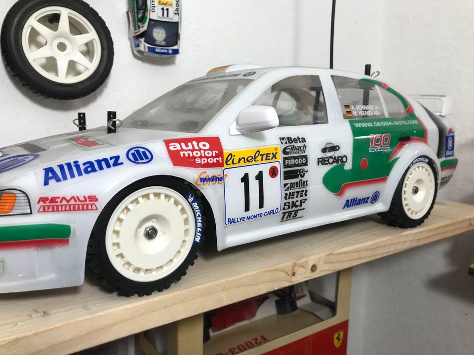 Skoda Octavia 1u wrc 1:10 RC elektro in Bernsbach 