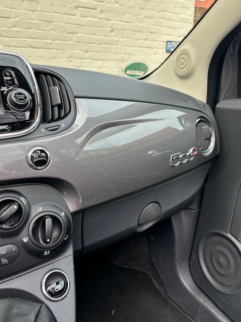 Fiat 500 C Cabrio grau / rot Bj. 2017, 81.000 km in Verden