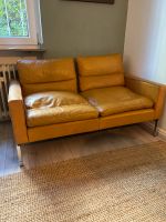 Sofa | Vintage | Retro | Leder | Gelb | Zweisitzer | Chrom Köln - Ehrenfeld Vorschau