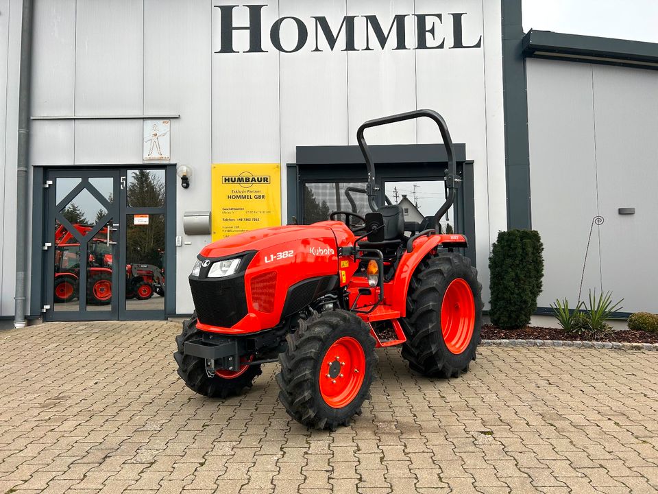 Kubota Traktor L1 382 L1 Schlepper Pferdehof Reitplatz 38PS HYDRO in Bopfingen