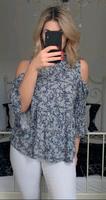 Elegante Bluse mit Stehkragen aus Viskose Koton 38 M Sachsen-Anhalt - Kabelsketal Vorschau